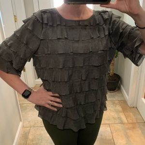 Sage Green Layered Sweater - Anthropologie